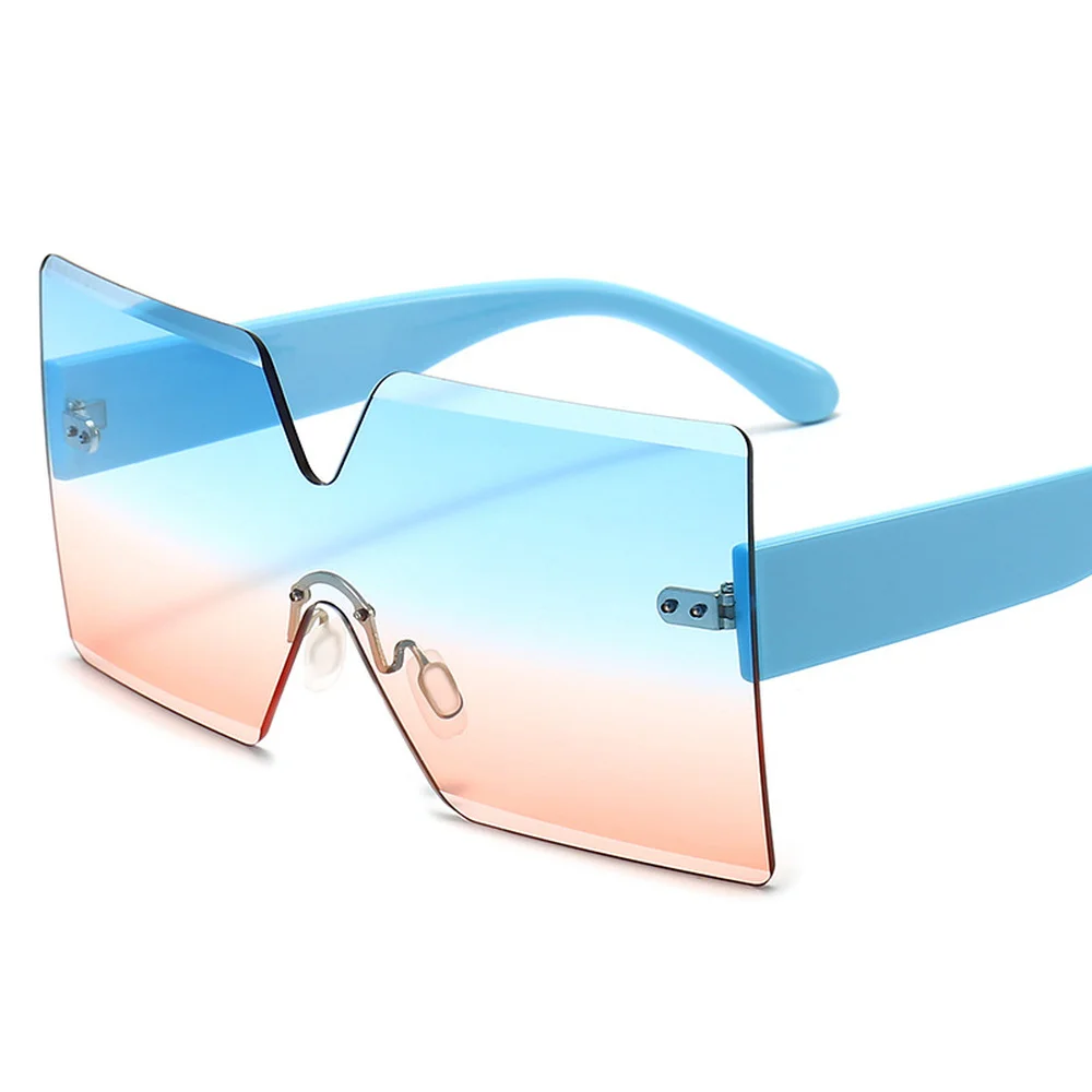2021 Oversized Square Rimless Sunglasses Women Men Brand Designer Gradient Flat Siamese Sun Glasses Female Travel Gafa de sol
2021 Oversized Square Rimless Sunglasses Women Men Brand Designer Gradient Flat Siamese Sun Glasses Female Travel Gafa de sol