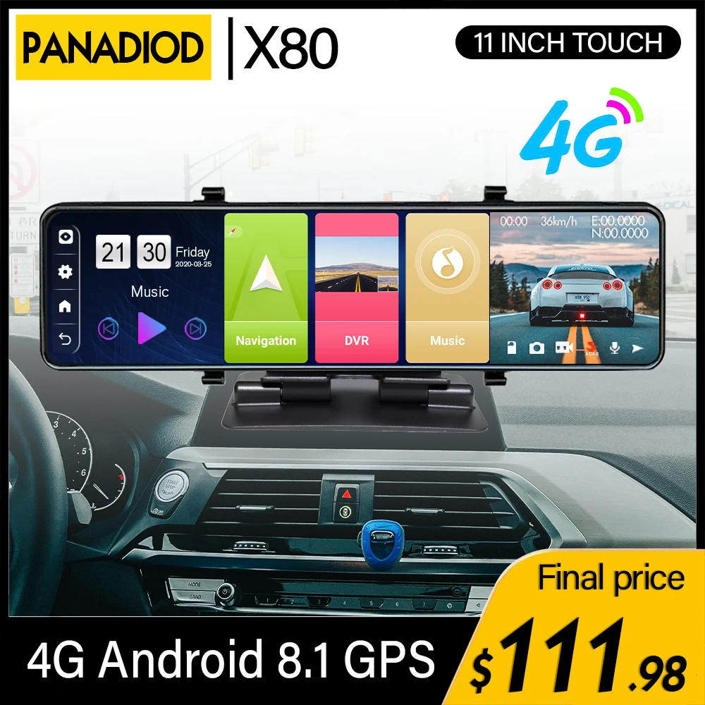 Видеорегистратор 11 дюймов Android 8 1 3G GPS Wi-Fi | Автомобили и мотоциклы