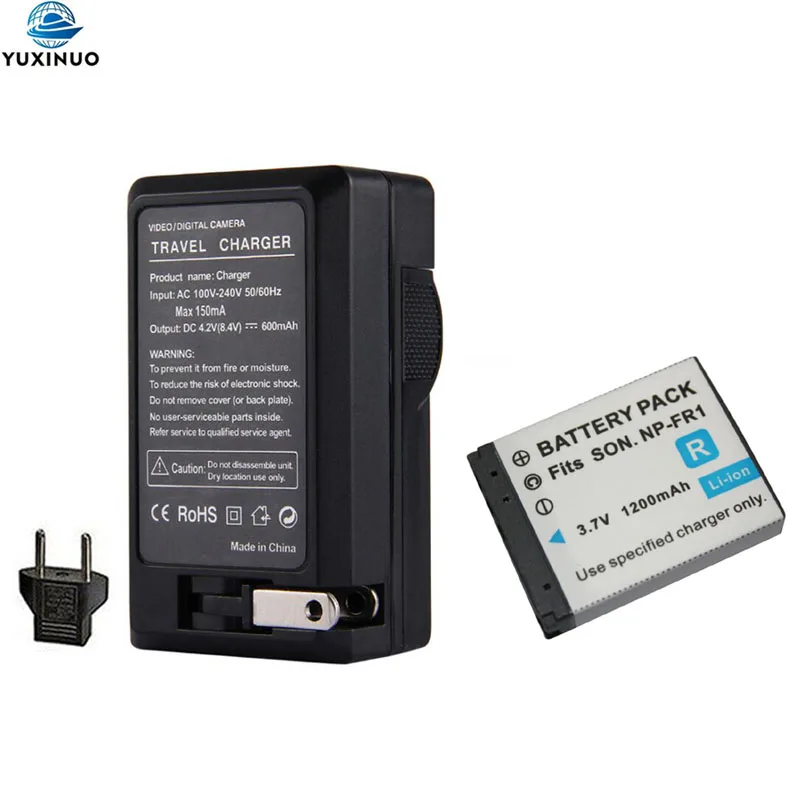 1200 мА/ч NP FR1 NPFR1 Камера Батарея + AC Зарядное устройство для SONY DSC P100 P200 P150 P120 T30 G1 V3 T50