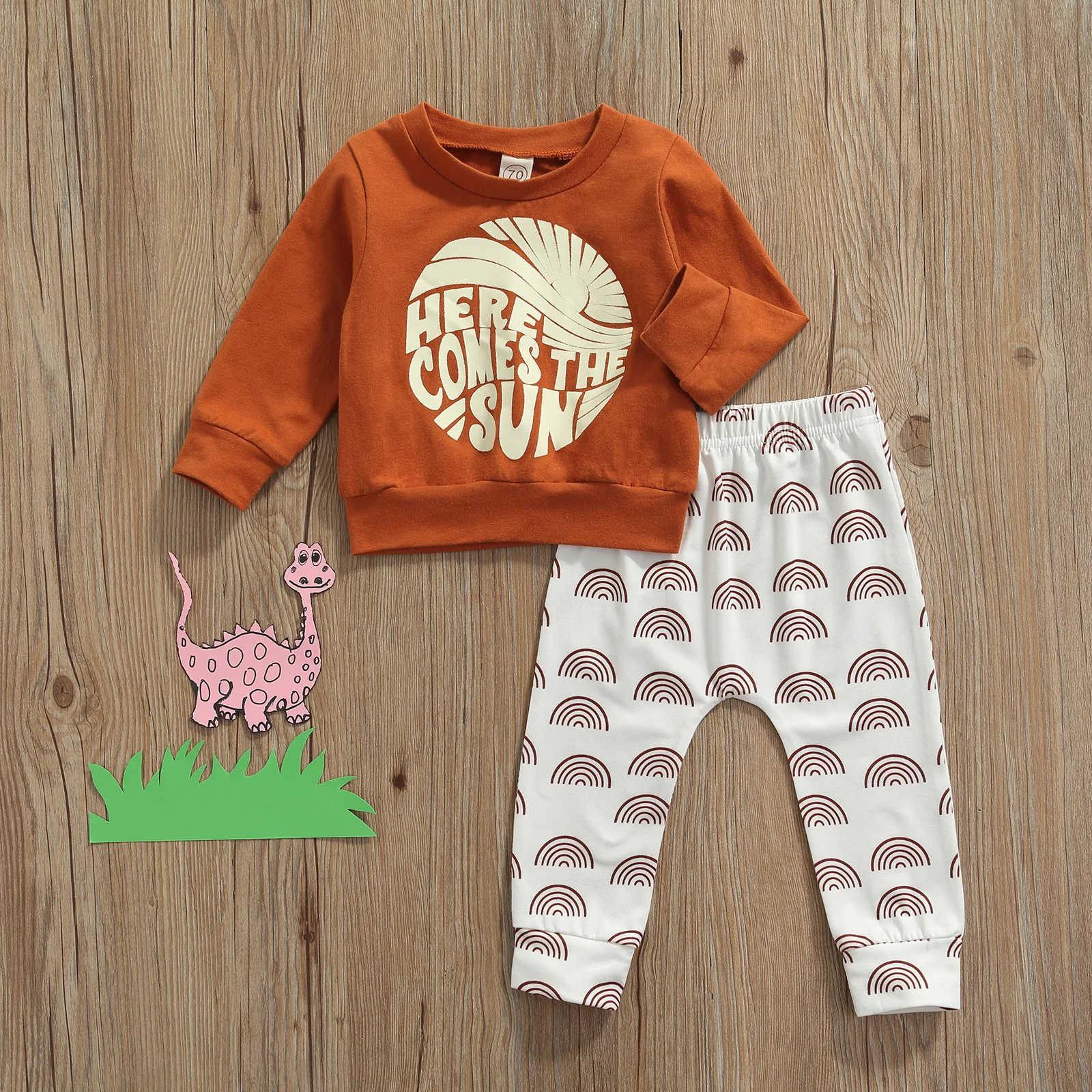 Infant Baby's Girls Boys Casual T-shirt and Shorts Set Fashion Letter Long Sleeve Tops and Rainbow Short Pants Spring Autumn
Infant Baby's Girls Boys Casual T-shirt and Shorts Set Fashion Letter Long Sleeve Tops and Rainbow Short Pants Spring Autumn