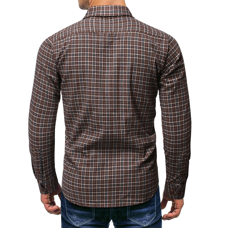 Loldeal Cotton Sanded Youth Casual Double Pocket Long Sleeve Plaid Shirt Men Fashion
Loldeal Cotton Sanded Youth Casual Double Pocket Long Sleeve Plaid Shirt Men Fashion