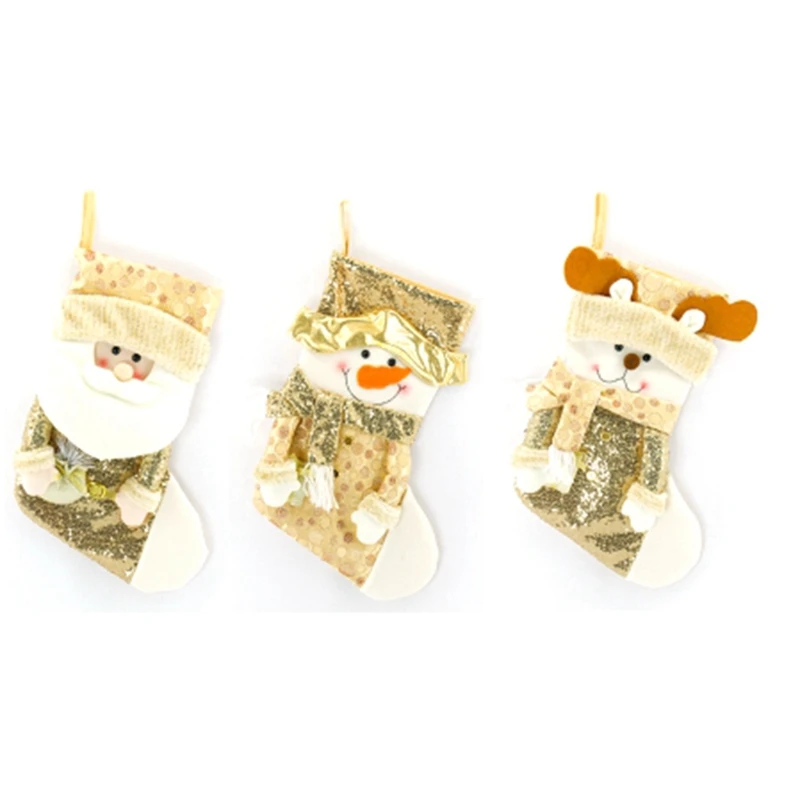 Christmas Stocking Kids Gift Bag Gold Sequin Candy Bag Christmas Decoration for Home Sock Christmas Tree Decoration
Christmas Stocking Kids Gift Bag Gold Sequin Candy Bag Christmas Decoration for Home Sock Christmas Tree Decoration