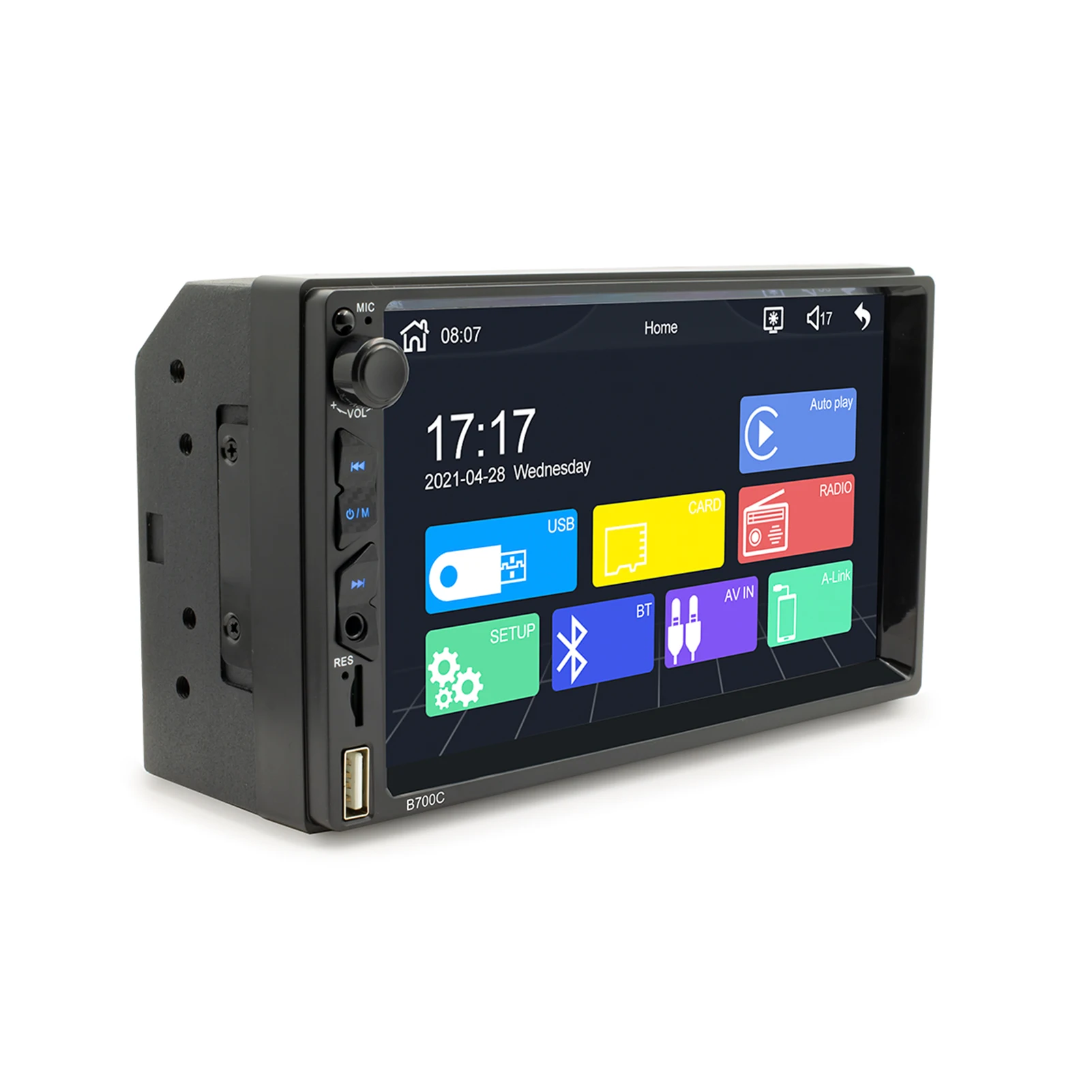 7 Inch 2 DIN Auto CarPlay MP5 Player Touch Screen Stereo FM Radio Support Android/IOS Mirroring Connection For Auto Car Parts
7 Inch 2 DIN Auto CarPlay MP5 Player Touch Screen Stereo FM Radio Support Android/IOS Mirroring Connection For Auto Car Parts