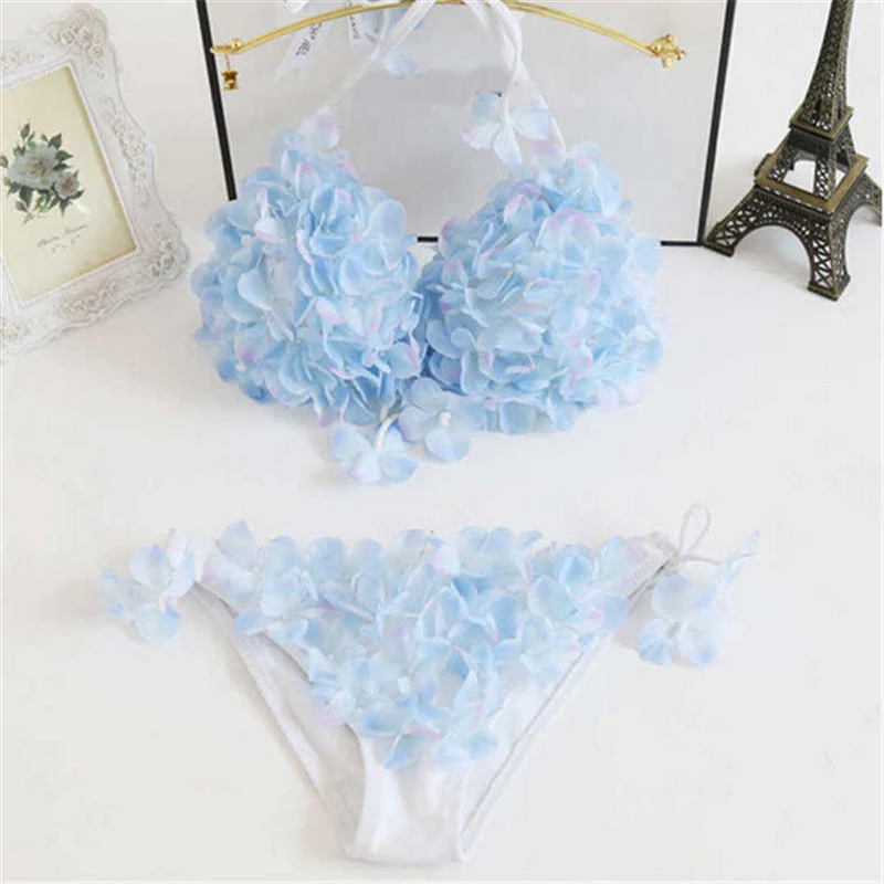 Handmade Floral Bikini 2017 Push Up Swimwear Women Micro Biquini Thong Bikini Set Halter Bathing Suit Pearl Brazilian Beachwear
Handmade Floral Bikini 2017 Push Up Swimwear Women Micro Biquini Thong Bikini Set Halter Bathing Suit Pearl Brazilian Beachwear