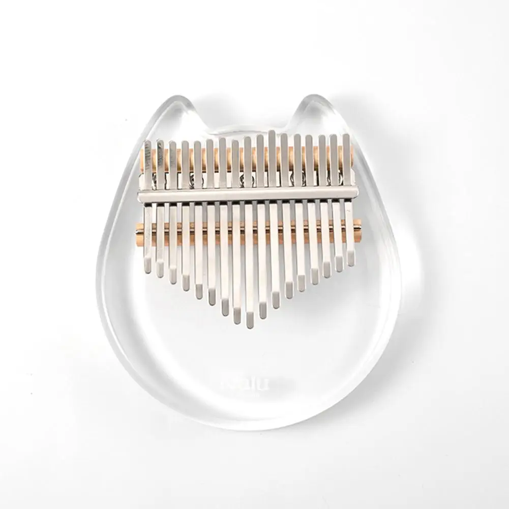 Mounchain NK-CT Crystal Cat 17 key Kalimba Acrylic Thumb Piano Mbira Transparent Keyboard Instrument
Mounchain NK-CT Crystal Cat 17 key Kalimba Acrylic Thumb Piano Mbira Transparent Keyboard Instrument