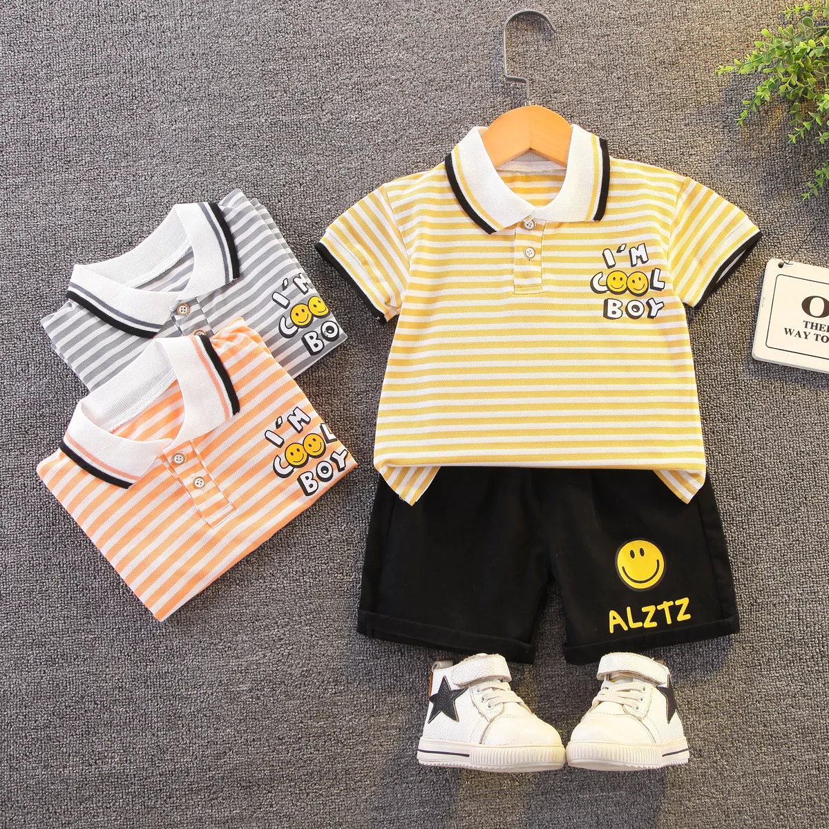 0-5Years Infant Baby Boy Casual Sport Clothes Sets Kids Letter Striped Lapel T-shirt+Shorts Summer Outfits Toddler Girl Clothing
0-5Years Infant Baby Boy Casual Sport Clothes Sets Kids Letter Striped Lapel T-shirt+Shorts Summer Outfits Toddler Girl Clothing