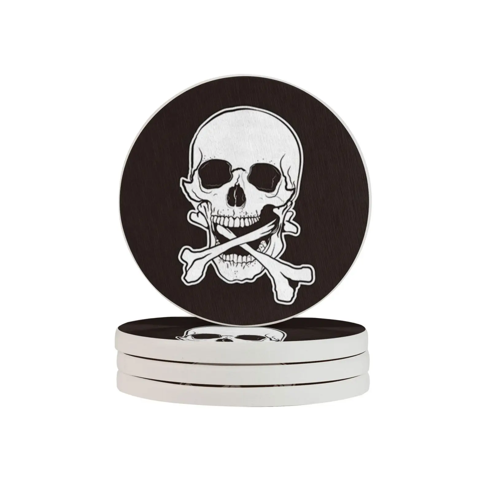 Personality Kitchen Accessories 4-piece Set Stand for Dishes Diatom Mud Drink Coaster Skull Original Coasters Pads Cups Table
Personality Kitchen Accessories 4-piece Set Stand for Dishes Diatom Mud Drink Coaster Skull Original Coasters Pads Cups Table