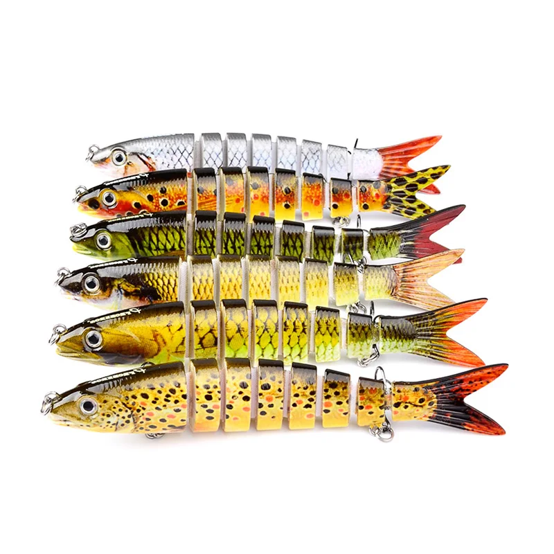 Ardea Jointed Lure 130mm 19g fishing bait Black minnow Sinking Wobblers Crankbait Swimbait 8 Segment Hard Artificial Tackle Lure
Ardea Jointed Lure 130mm 19g fishing bait Black minnow Sinking Wobblers Crankbait Swimbait 8 Segment Hard Artificial Tackle Lure