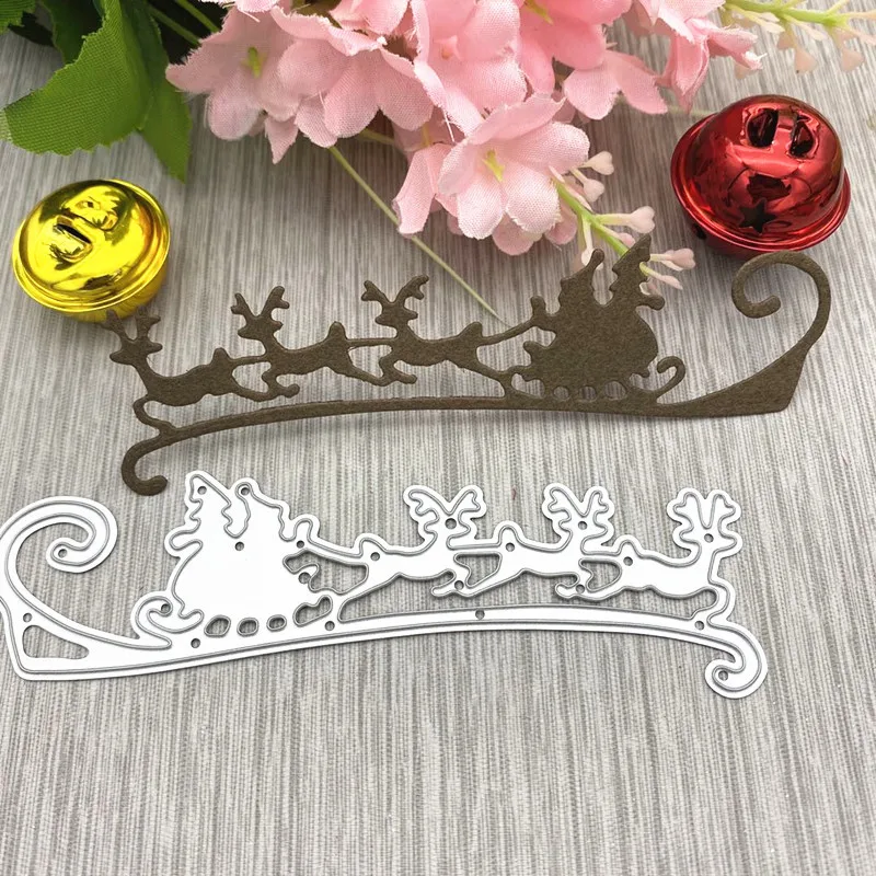 Reunion Christmas deer sled Metal Cutting Dies Scrapbooking Photo Album Embossing Paper Card Making Decor Die Arrivage 2020 New
Reunion Christmas deer sled Metal Cutting Dies Scrapbooking Photo Album Embossing Paper Card Making Decor Die Arrivage 2020 New