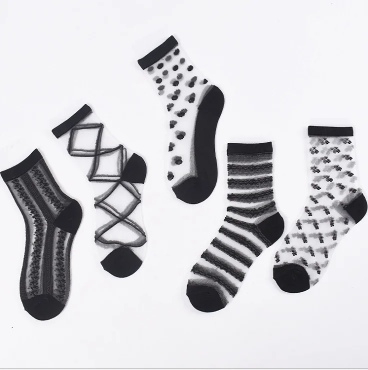 Korean Style Fashion Silk Stockings Women Black Series Sexy Women's Socks 1 Pair Thin Transparent Socks EU 35-43 Size Black
Korean Style Fashion Silk Stockings Women Black Series Sexy Women's Socks 1 Pair Thin Transparent Socks EU 35-43 Size Black