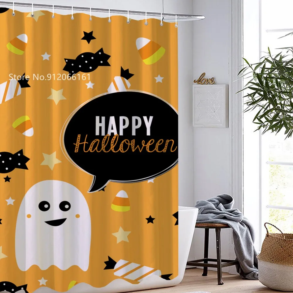 Happy Halloween Shower Curtain 3D Print Polyester Holiday Festival Bathroom Curtain For Kids Adults Bathtub Hanging Curtains
Happy Halloween Shower Curtain 3D Print Polyester Holiday Festival Bathroom Curtain For Kids Adults Bathtub Hanging Curtains