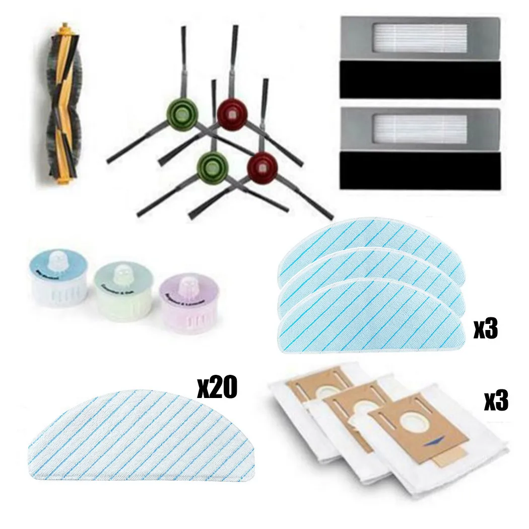 Roller Main Brush Filter Side Brushes Washable Mop Cloth Fragrance Capsules Dust Bags For Ecovacs T9 T9MAX POWER Vacuum
Roller Main Brush Filter Side Brushes Washable Mop Cloth Fragrance Capsules Dust Bags For Ecovacs T9 T9MAX POWER Vacuum