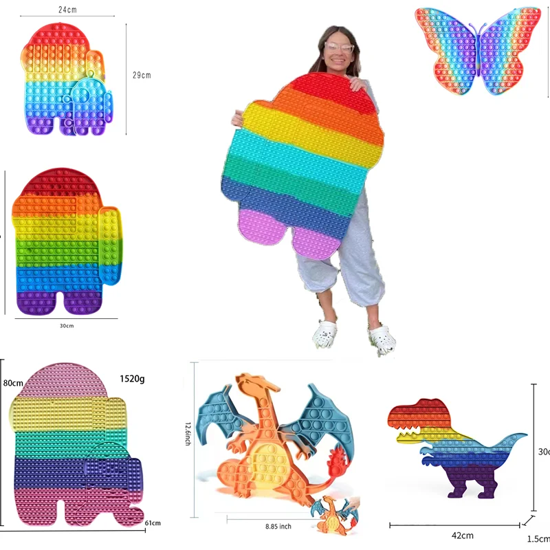 30-80cm Animal Giant Pop Its Fidget Toy Antistress Huge Popet Push Down Game Figet Toy Large Simpl Dimmer Child XL Big Gift Game
30-80cm Animal Giant Pop Its Fidget Toy Antistress Huge Popet Push Down Game Figet Toy Large Simpl Dimmer Child XL Big Gift Game