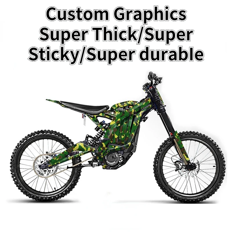 For SURRON Custom Stickers Light Bee X Electric Off-road Bike Dirtbike Decorative Self-adhesive Moisture-proof Thick SUR-RON
For SURRON Custom Stickers Light Bee X Electric Off-road Bike Dirtbike Decorative Self-adhesive Moisture-proof Thick SUR-RON