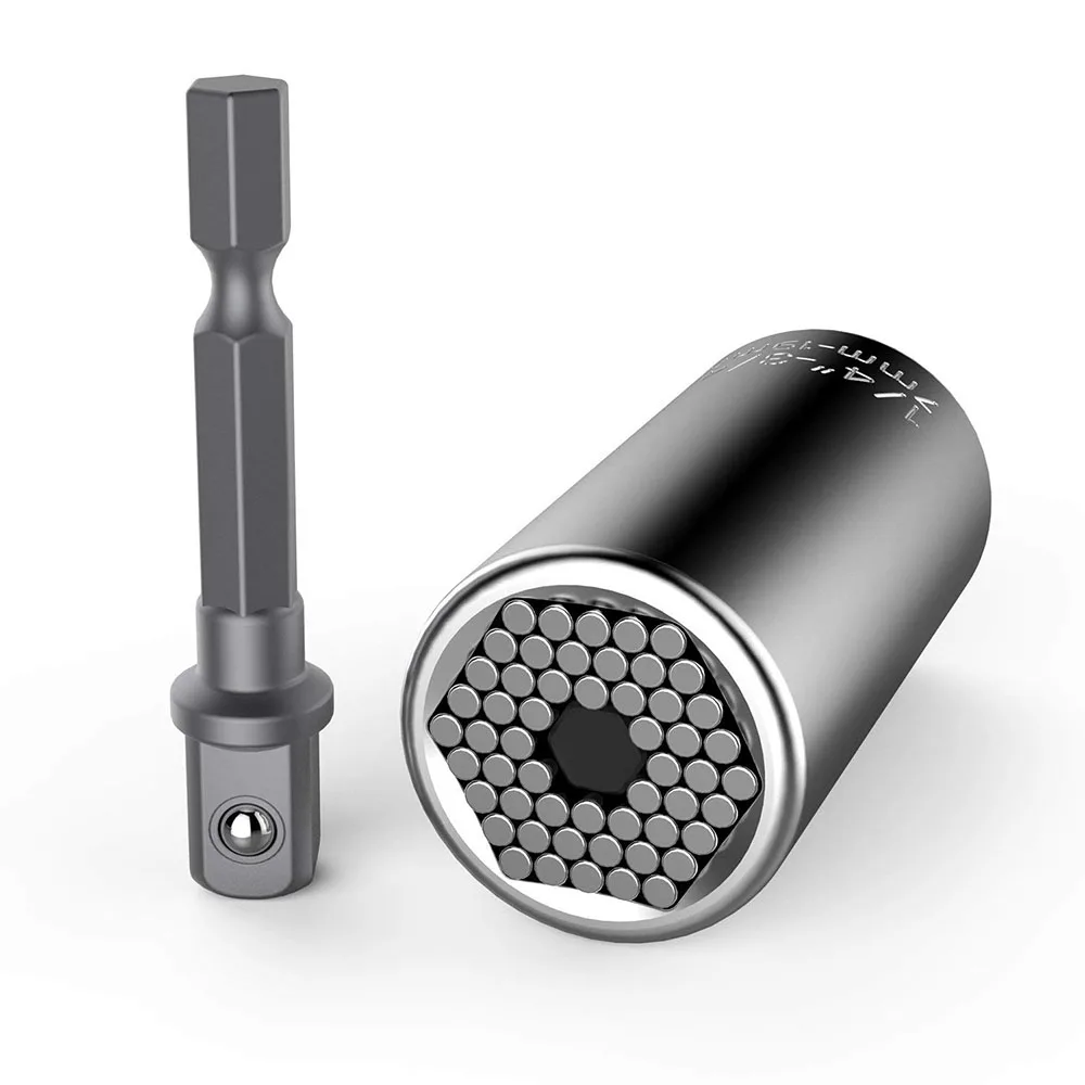 Universal Socket Grip Adapter Grip Socket Set Ratchet Wrench Power Drill Adapter 7-19mm 9-27mm 11-32mm Professional Repair Tools
Universal Socket Grip Adapter Grip Socket Set Ratchet Wrench Power Drill Adapter 7-19mm 9-27mm 11-32mm Professional Repair Tools