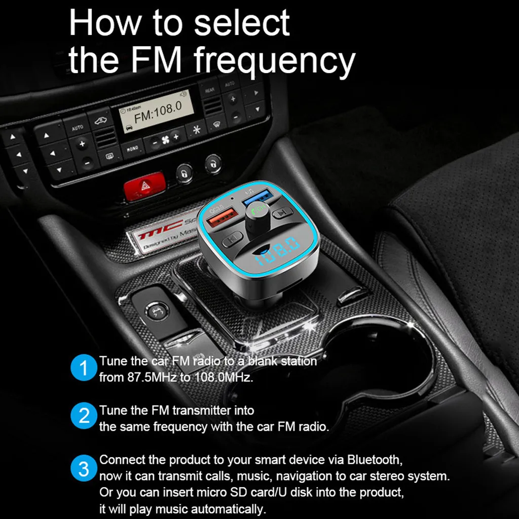 Bluetooth 3.0 FM Transmitter Car Kit MP3 Modulator Player Wireless Handsfree Audio Receiver Dual USB Fast Charger 3.0A
Bluetooth 3.0 FM Transmitter Car Kit MP3 Modulator Player Wireless Handsfree Audio Receiver Dual USB Fast Charger 3.0A