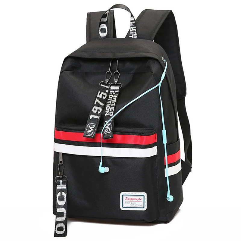 Stripe Pattern Backpack For School Teenagers Girls Letters Prints School Bag Laptop Bagpacks Bookbag Travel Bag Mochila Feminina
Stripe Pattern Backpack For School Teenagers Girls Letters Prints School Bag Laptop Bagpacks Bookbag Travel Bag Mochila Feminina