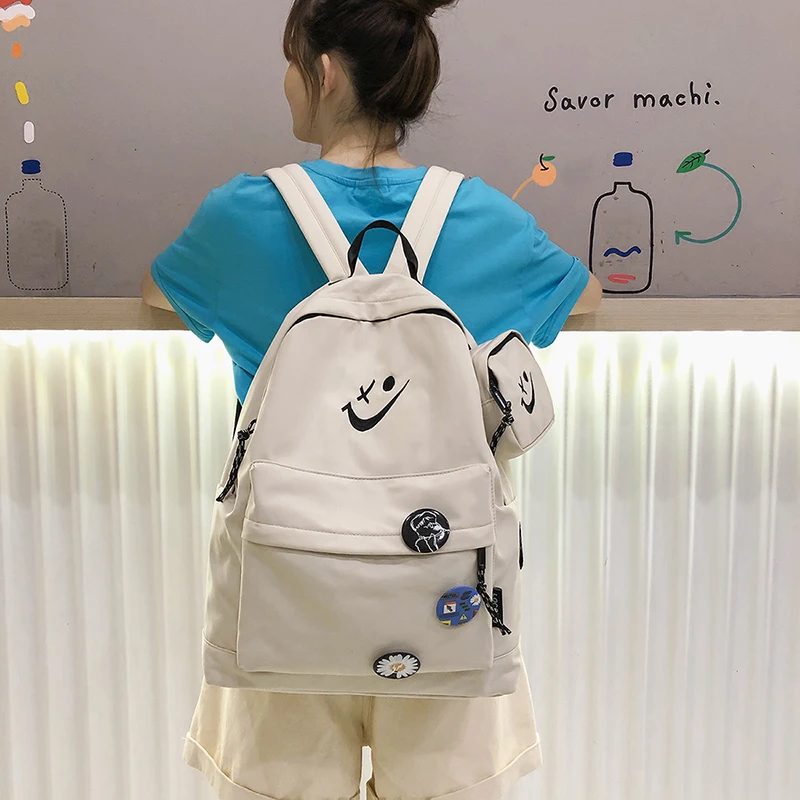 Fashion 2pcs Backpack Nylon Waterproof School Backpack Women Backpack Multiple School Bag For Teenager Girl Mochilas Female
Fashion 2pcs Backpack Nylon Waterproof School Backpack Women Backpack Multiple School Bag For Teenager Girl Mochilas Female