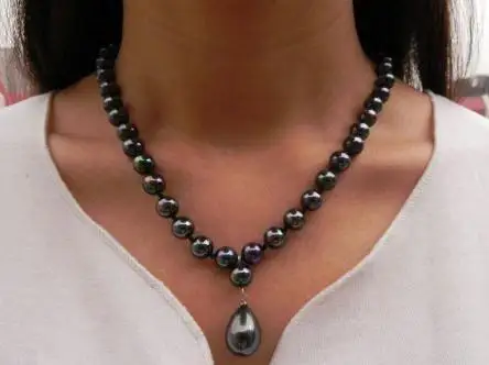 Unique Design AA Classic Pearl Necklace 8mm Round Beads Bright Black Natural South Sea Shell Pearl 12mm Pendant Necklace
Unique Design AA Classic Pearl Necklace 8mm Round Beads Bright Black Natural South Sea Shell Pearl 12mm Pendant Necklace