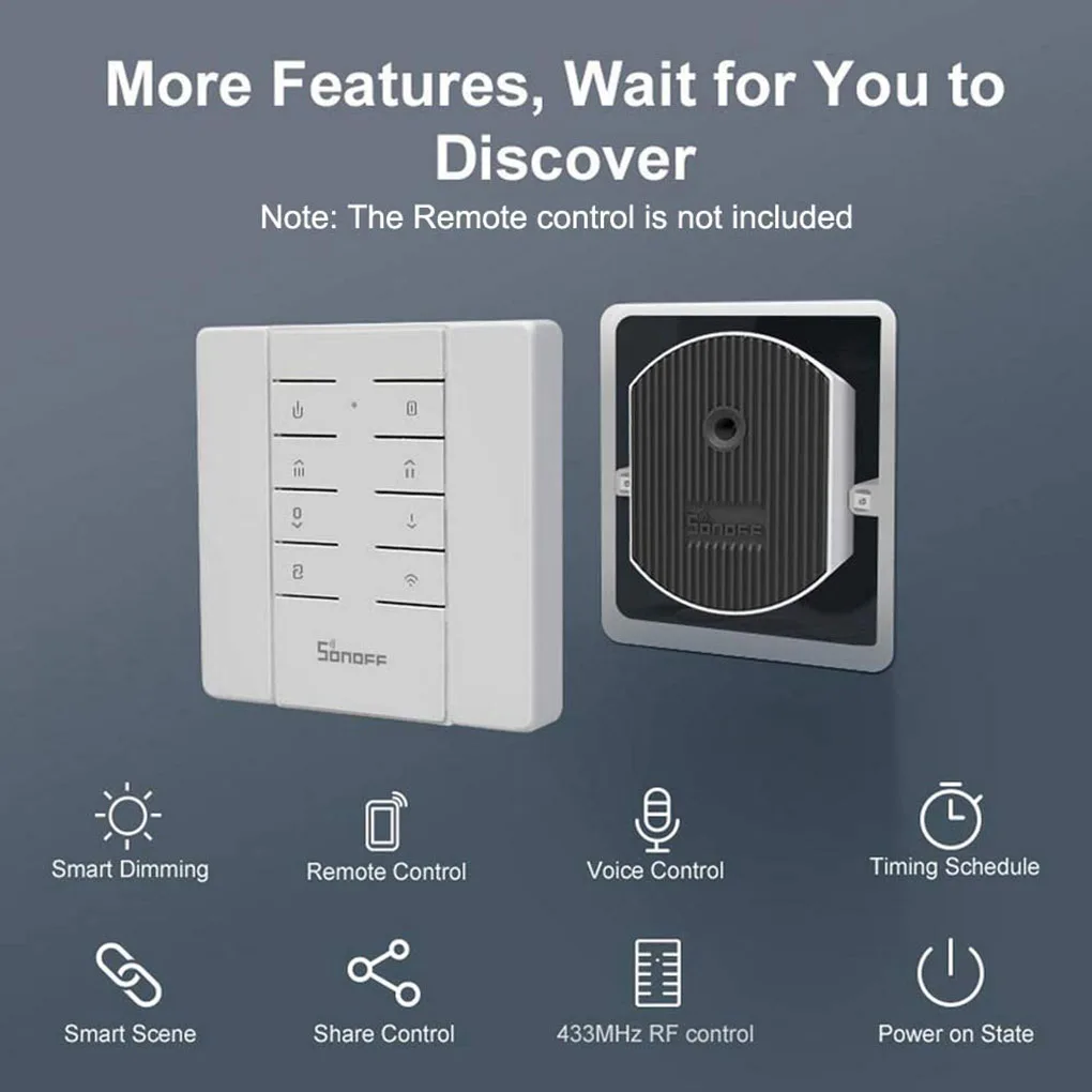 Умный диммерный переключатель ITEAD SONOFF D1 Wi-Fi мини-модуль переключателя поддержка