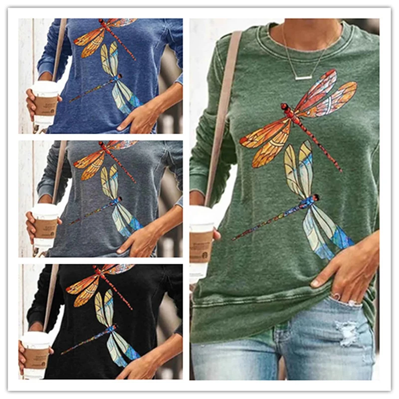 T Shirt Women Animal Printed Long Sleeve Top Ladies Casual Pullovers O Neck T Shirt Female Top Women's T Shirt
T Shirt Women Animal Printed Long Sleeve Top Ladies Casual Pullovers O Neck T Shirt Female Top Women's T Shirt