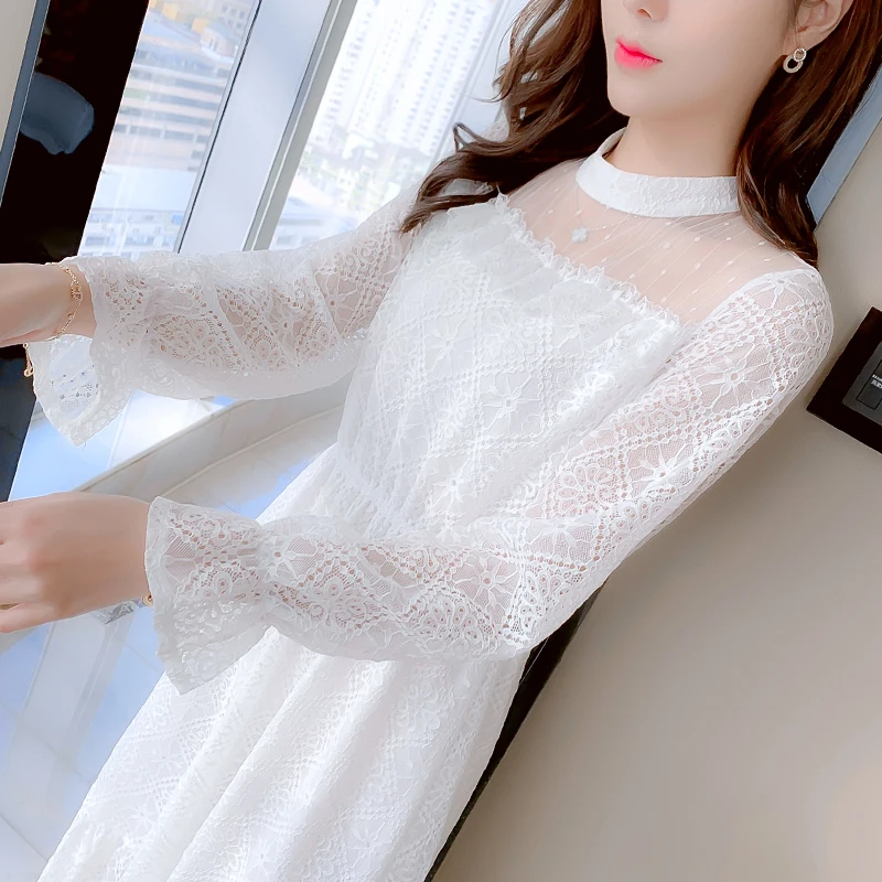 COIGARSAM French Style Lace Women dress New Vintage Dresses White Pink 1821 
COIGARSAM French Style Lace Women dress New Vintage Dresses White Pink 1821