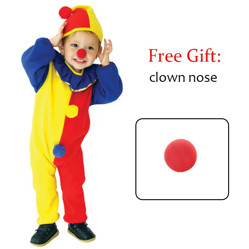 Umorden костюмы на Хэллоуин Непослушный костюм клоуна для маленьких девочек
