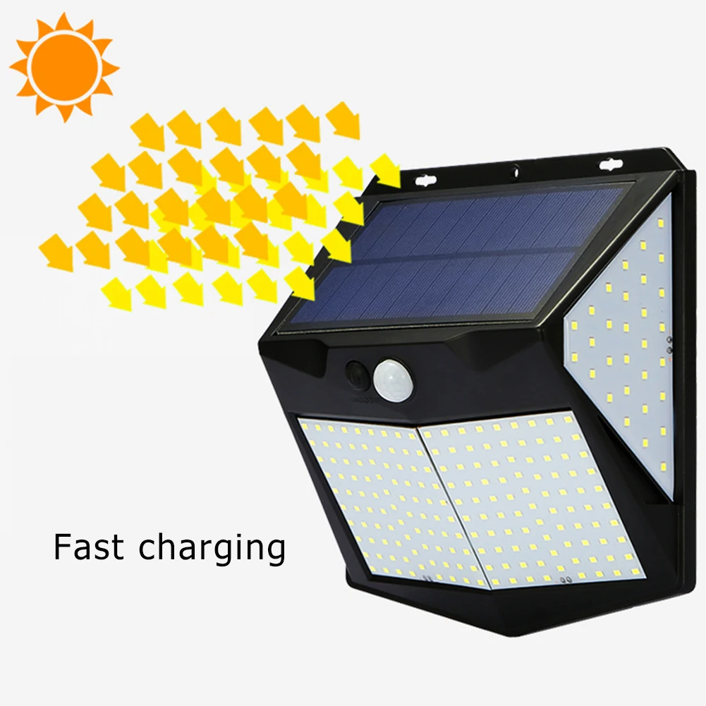 240 LED Solar Lights Waterproof Outdoor Lamps Lighting Control 3 Mode Four Sides Motion Sensor Wall Lamps for Pathway Garden
240 LED Solar Lights Waterproof Outdoor Lamps Lighting Control 3 Mode Four Sides Motion Sensor Wall Lamps for Pathway Garden