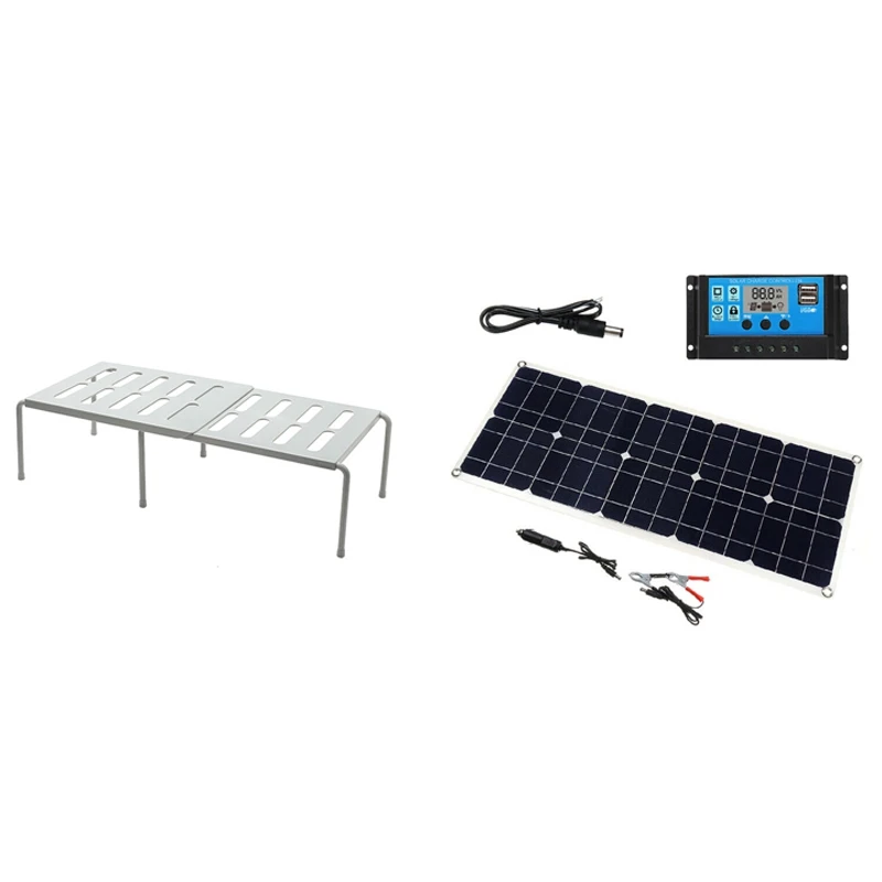 Kitchen Retractable Finishing Small Shelf with 100W 18V Dual USB Solar Panel Battery Charger+30 PWM Solar Controller
Kitchen Retractable Finishing Small Shelf with 100W 18V Dual USB Solar Panel Battery Charger+30 PWM Solar Controller