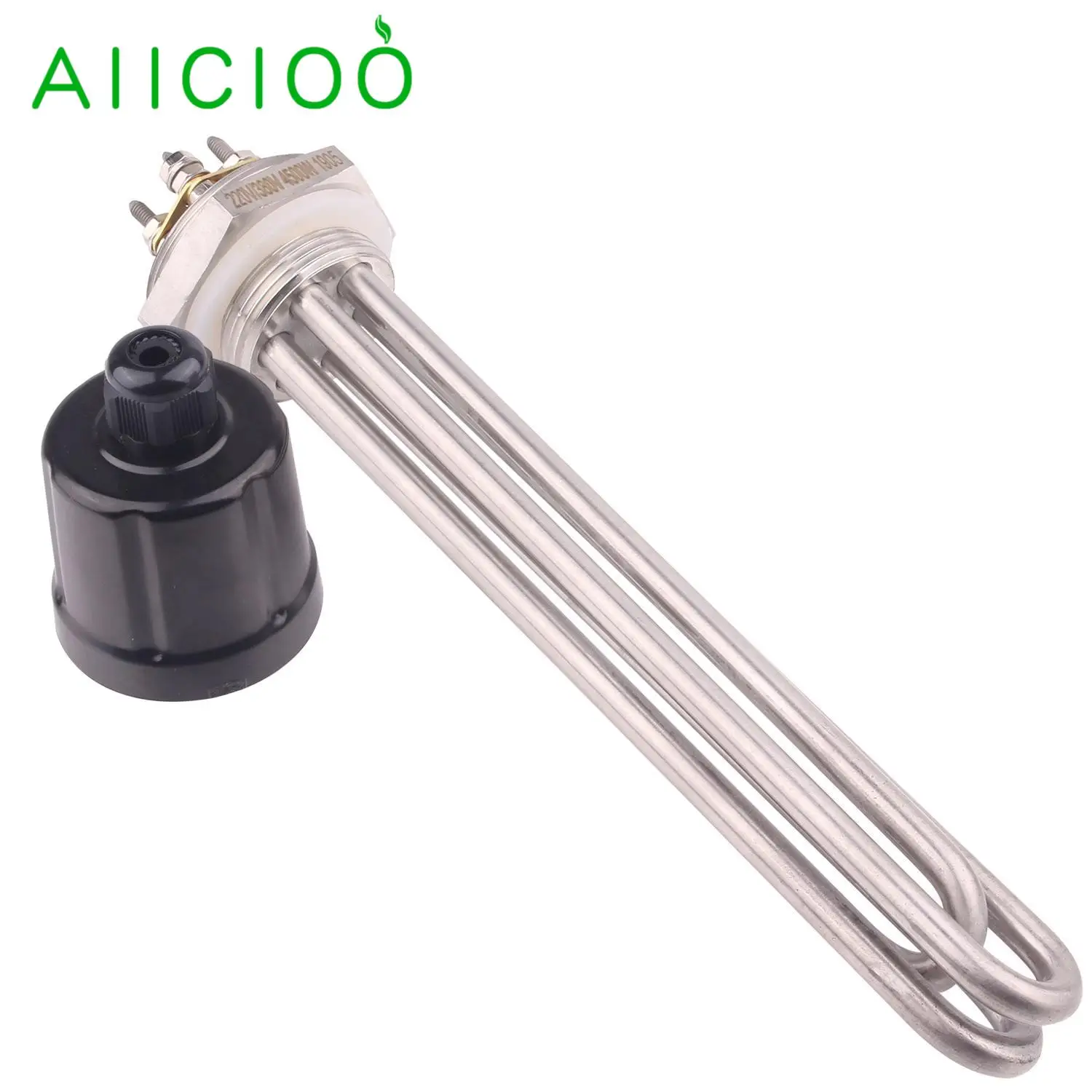 AIICIOO Heater DN32 Immersion Tubular Water Heating Element Tube for boiler 220v/380v 4.5kw 
AIICIOO Heater DN32 Immersion Tubular Water Heating Element Tube for boiler 220v/380v 4.5kw
