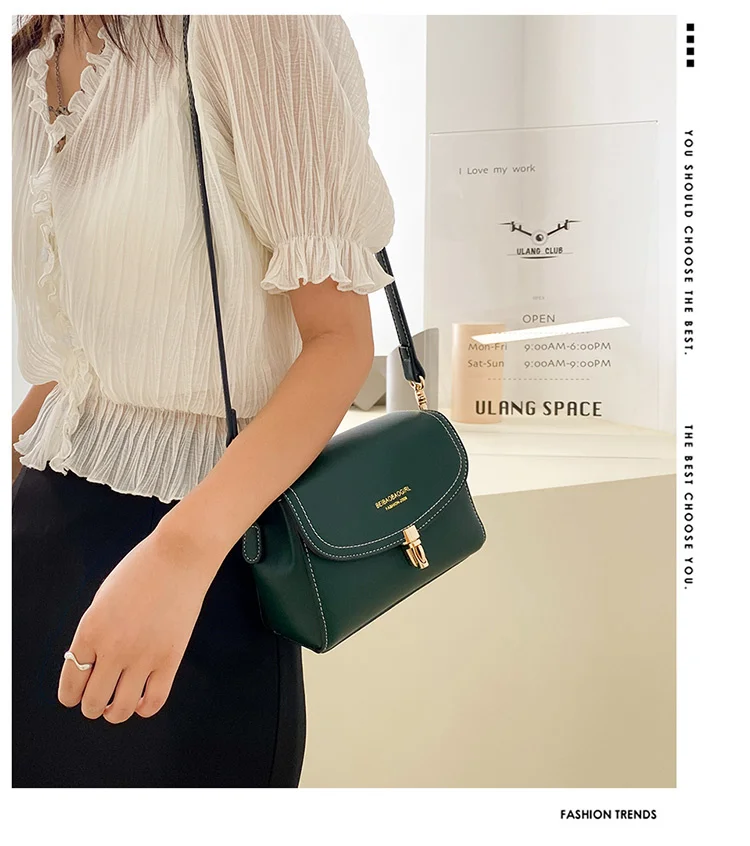 North bag fashion women's bag 2021 new fashion popular messenger bag simple foreign style single shoulder bag texture small
North bag fashion women's bag 2021 new fashion popular messenger bag simple foreign style single shoulder bag texture small