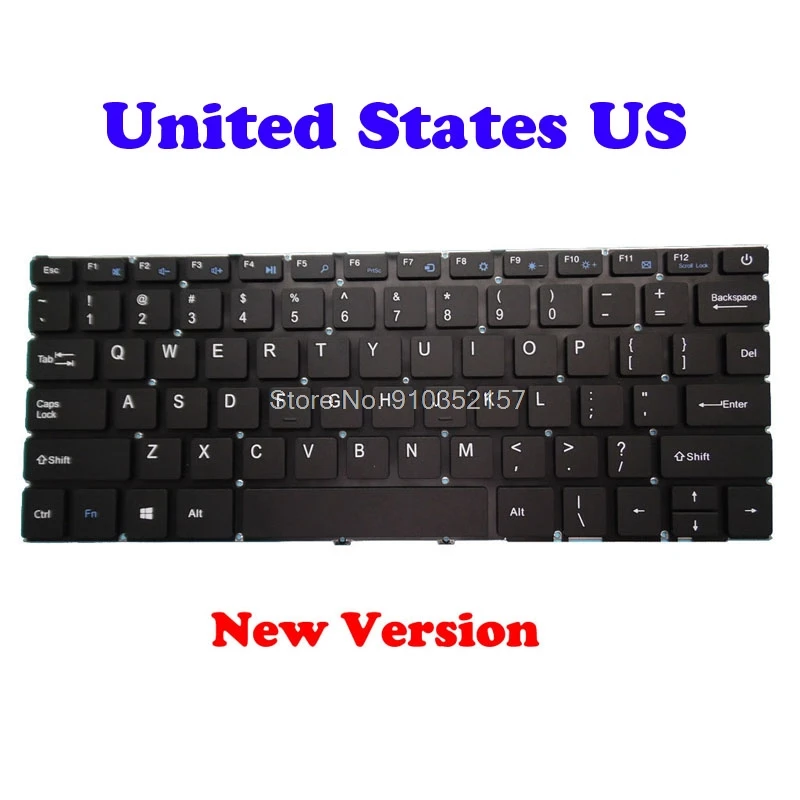 

Ver2 (New Version) Keyboard For Jumper For EZBook 3 Pro V3 V4 YXT-NB93-78 MB27710005-BZ MB27710011-BZ YXT-NB93-87 English US