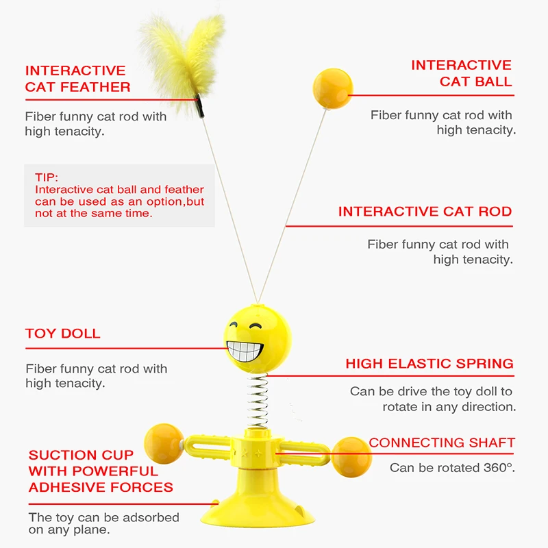 Interesting Pet Cat Automatic Electric Funny Cat Toys Interactive Pet Kitten Interactive Training Cat Toy with Feather Ball Toy
Interesting Pet Cat Automatic Electric Funny Cat Toys Interactive Pet Kitten Interactive Training Cat Toy with Feather Ball Toy