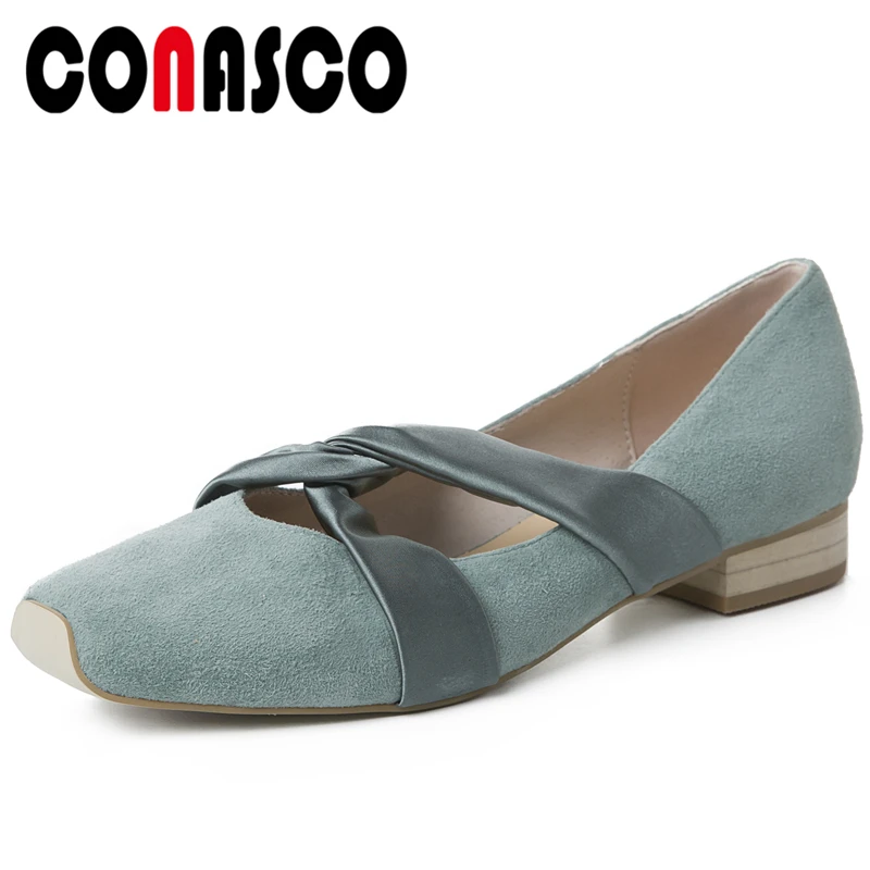 CONASCO Spring Summer New Women Ballet Flats Kid Suede Genuine Leather Cross-Tied Elegant Casual Concise Prom Flats Shoes Woman
CONASCO Spring Summer New Women Ballet Flats Kid Suede Genuine Leather Cross-Tied Elegant Casual Concise Prom Flats Shoes Woman