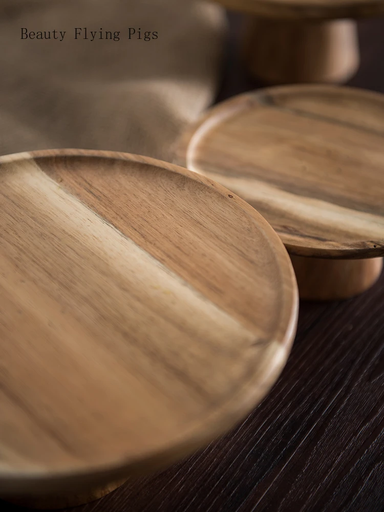 Japanese high solid wood cake plate fruit plate household wooden living room snack tray multifunctional jewelry storage display
Japanese high solid wood cake plate fruit plate household wooden living room snack tray multifunctional jewelry storage display