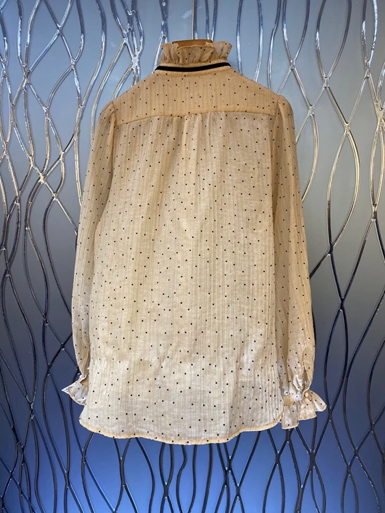 2020 autumn and winter new fashion women's neckline knotted and pleated pleated printing long-sleeved versatile shirt 112
2020 autumn and winter new fashion women's neckline knotted and pleated pleated printing long-sleeved versatile shirt 112