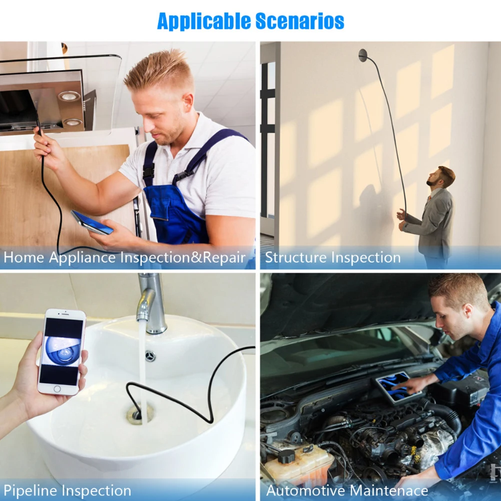 1080p Endoscope Camera Industrial Car Endoscope WiFi Borescope Waterproof Inspection Endoscope for Smartphone Tablet PC Notebook
1080p Endoscope Camera Industrial Car Endoscope WiFi Borescope Waterproof Inspection Endoscope for Smartphone Tablet PC Notebook