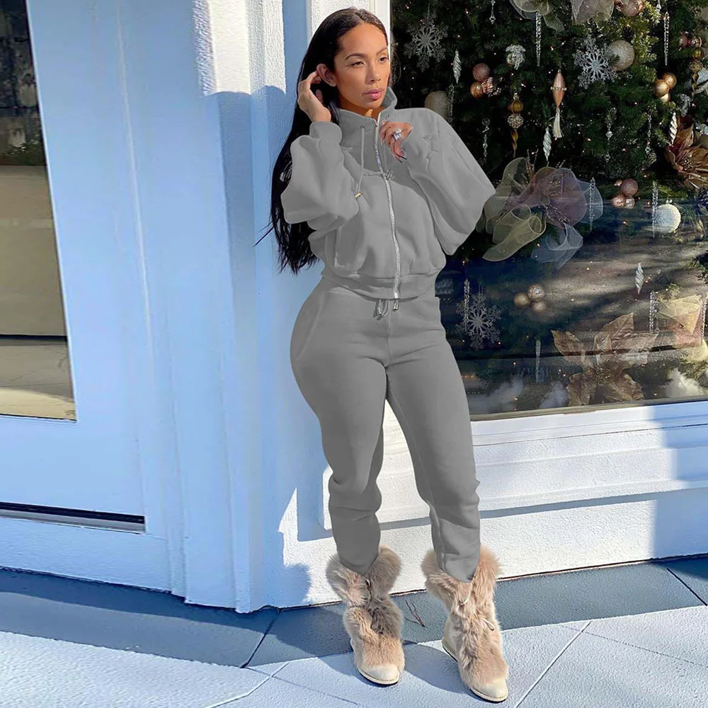 Women Hoodies Tracksuit Autumn Winter Plush Warm Thicken Long Sleeve Sweatshirt and Sporty Jogger Sweatpant Athleisure Outfits
Women Hoodies Tracksuit Autumn Winter Plush Warm Thicken Long Sleeve Sweatshirt and Sporty Jogger Sweatpant Athleisure Outfits