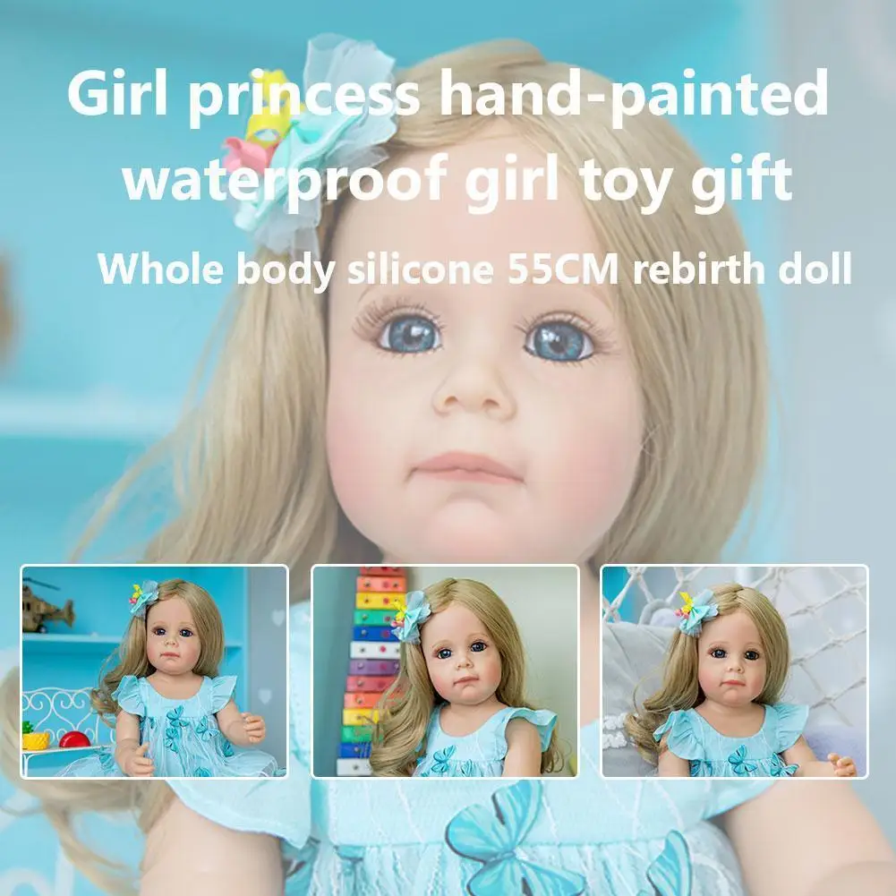 Hot Selling 55 Reborn Toddler Girl Princess Beautiful Silicone Soft Gifts Very Christmas Toy Body Real Full M5v9
Hot Selling 55 Reborn Toddler Girl Princess Beautiful Silicone Soft Gifts Very Christmas Toy Body Real Full M5v9
