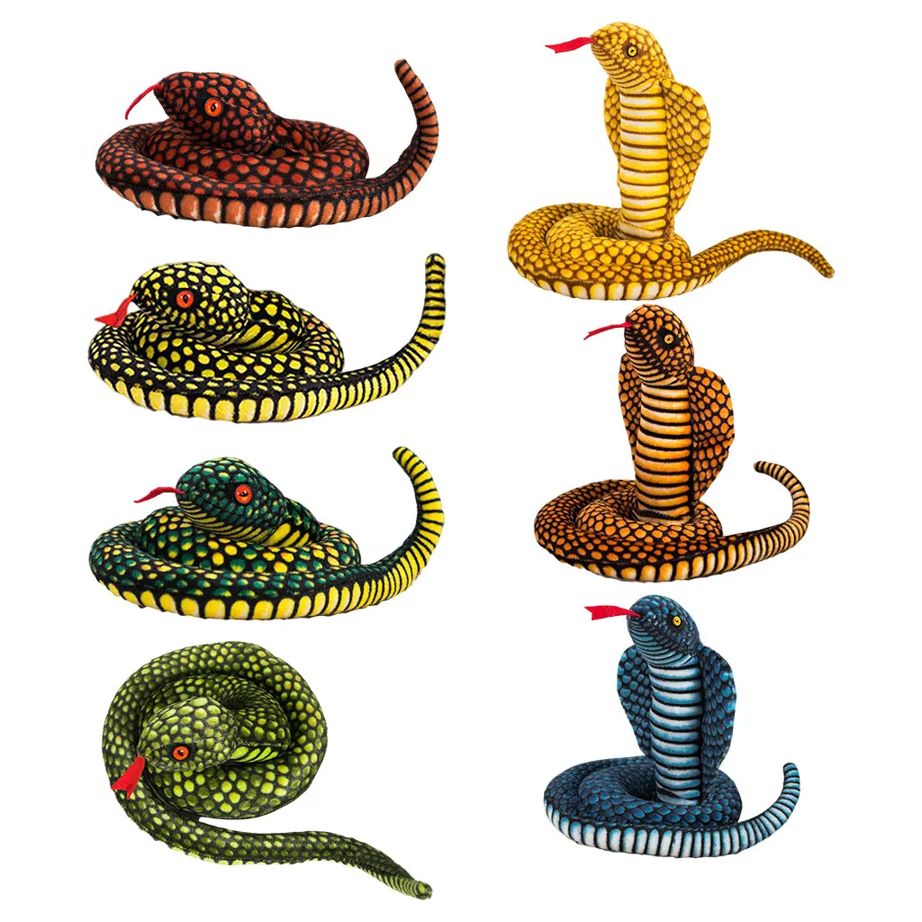 Plush Toy Soft Pillows Horror Props Stuffed Animals Toy Snake Simulation Plush Doll
Plush Toy Soft Pillows Horror Props Stuffed Animals Toy Snake Simulation Plush Doll