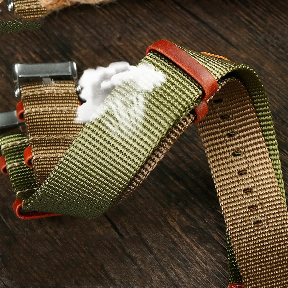 Premium Quality NATO Nylon 20mm 22mm Watchband Seatbelt Khaki Military Sport Canvas Wrist Band Bracelet for Hamilton Watch Strap
Premium Quality NATO Nylon 20mm 22mm Watchband Seatbelt Khaki Military Sport Canvas Wrist Band Bracelet for Hamilton Watch Strap