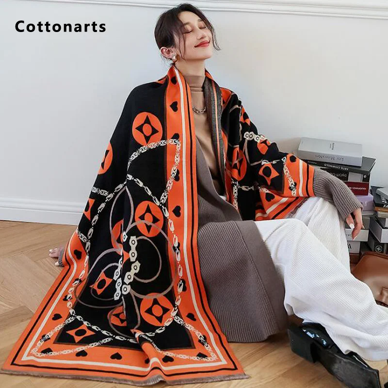 шарф зимний шарф женский зимний Винтажный кашемировый шарф с геометрической цепочкой, дизайнерский шарф, двусторонняя плотная теплая каше...
шарф зимний шарф женский зимний Винтажный кашемировый шарф с геометрической цепочкой, дизайнерский шарф, двусторонняя плотная теплая каше...