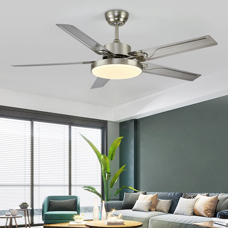 Light Luxury Ceiling Fan Lamp Bedroom Industrial Ceiling Fan Light Modern Silver Lampara Ventilador Techo Home Decor EI50SD
Light Luxury Ceiling Fan Lamp Bedroom Industrial Ceiling Fan Light Modern Silver Lampara Ventilador Techo Home Decor EI50SD