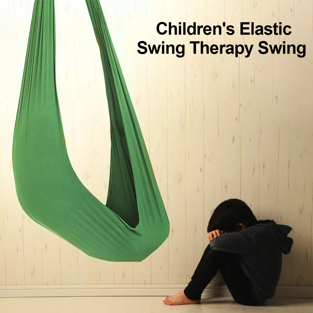 Kids Cotton Swing Hammock For Autism ADHD ADD Therapy Cuddle Sensory Child Therapy Elastic Parcel Steady Seat Swing 
Kids Cotton Swing Hammock For Autism ADHD ADD Therapy Cuddle Sensory Child Therapy Elastic Parcel Steady Seat Swing