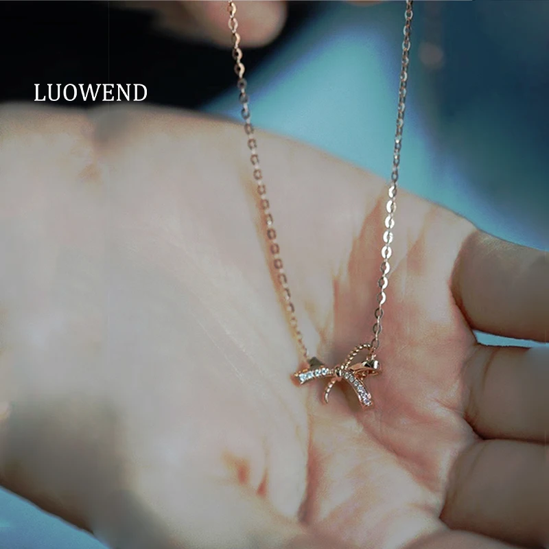 Кулон LUOWEND из розового золота 18 карат, ожерелье с натуральными бриллиантами, Изящные Ювелирные изделия, Женское Ожерелье для помолвки, подар...
Кулон LUOWEND из розового золота 18 карат, ожерелье с натуральными бриллиантами, Изящные Ювелирные изделия, Женское Ожерелье для помолвки, подар...