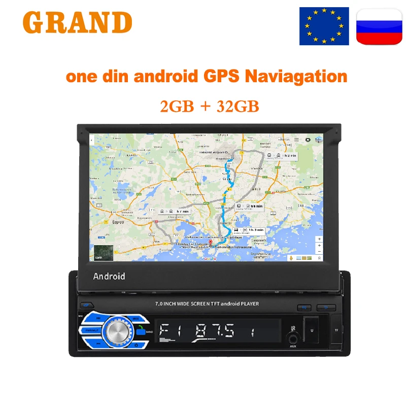 GRAND 1din Android GPS Car Radio Multimedia Video Player Navigation one din Wifi Usb Bluetooth Autoradio 1 Din no dvd 2GB+32GB
GRAND 1din Android GPS Car Radio Multimedia Video Player Navigation one din Wifi Usb Bluetooth Autoradio 1 Din no dvd 2GB+32GB