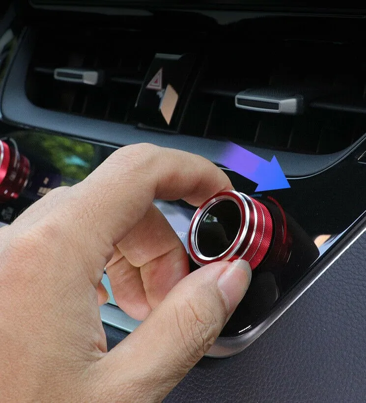 For Toyota Corolla 2019-2021 Red Aluminum Middle Console AC Knob Cover AC Climate Control Rings Trim Automotive Goods
For Toyota Corolla 2019-2021 Red Aluminum Middle Console AC Knob Cover AC Climate Control Rings Trim Automotive Goods