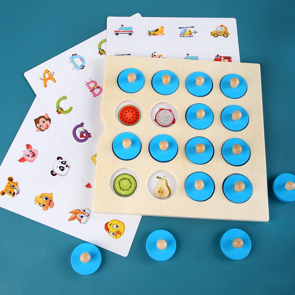 Montessori memory chess game 3D wooden puzzle board logic toy interaction early learning educational toys for children kids mini
Montessori memory chess game 3D wooden puzzle board logic toy interaction early learning educational toys for children kids mini