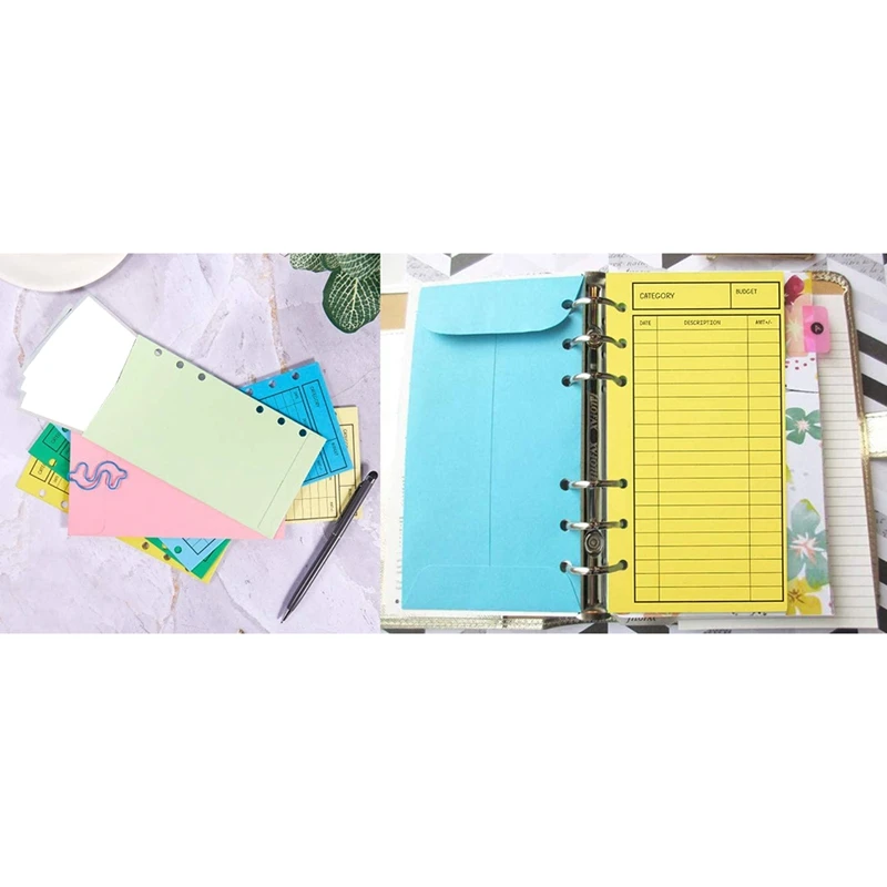 12 Budget Envelopes, Card Cash Envelope System, Save Money, Various Colors, Vertical Layout and Perforation
12 Budget Envelopes, Card Cash Envelope System, Save Money, Various Colors, Vertical Layout and Perforation