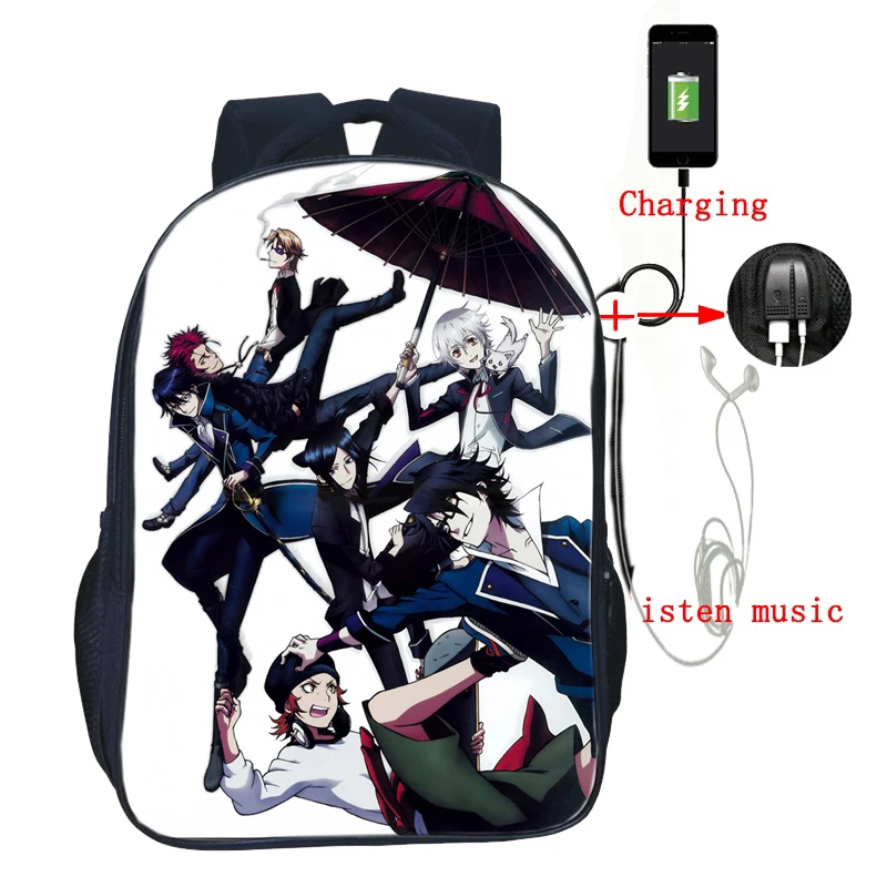Yaoi Anime K Project USB Charge Backpack USB Charging Laptop Backpack Beautiful Men Women Boys Girls School Bag
Yaoi Anime K Project USB Charge Backpack USB Charging Laptop Backpack Beautiful Men Women Boys Girls School Bag
